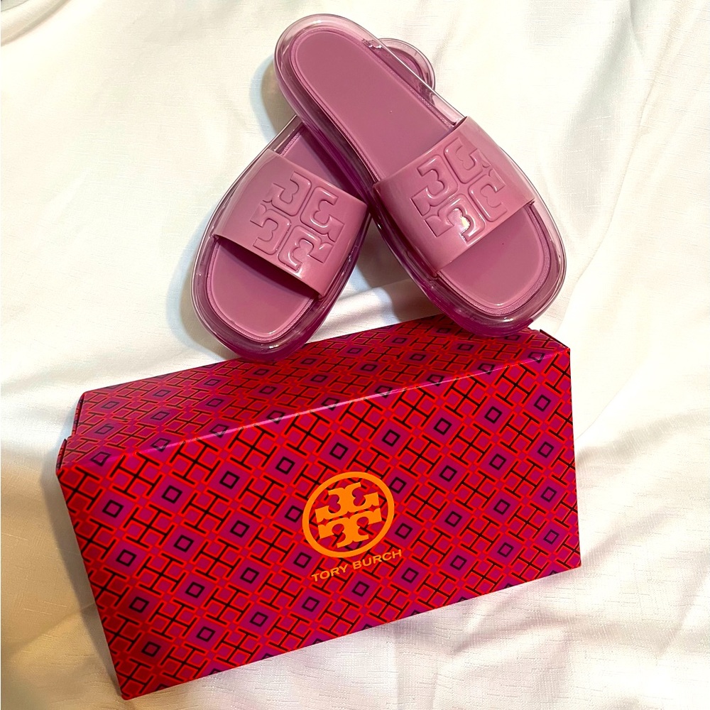 TORY BURCH Bubble Slides Cipria Pool/Slides Sandals Size 10 No box worn once